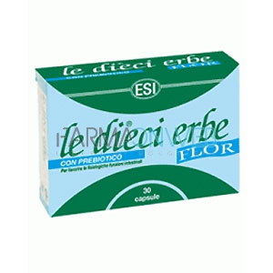 Esi Le Dieci Erbe Flor con Prebiotico 30 Capsule