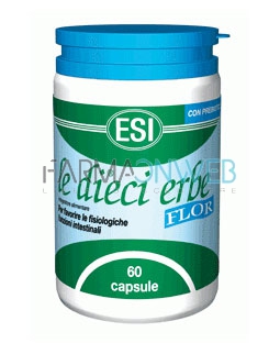 Esi Le Dieci Erbe Flor con Prebiotico 60 Capsule