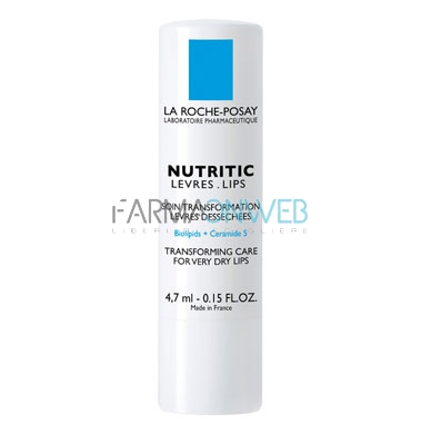 La Roche Posay Nutritic Levres Trattamento Nutriente Labbra Secche 4,7 ml
