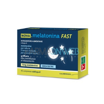 Nova Argentia Melatonina Fast Integratore Alimentare 45 compresse