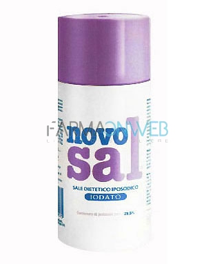 NovoSal Linea Alimentazione Sana Sale Iodato Iposodico Saliera 300 g