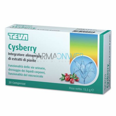 Teva Italia Cysberry Integratore Alimentare 20 compresse
