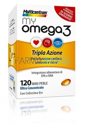 Multicentrum My Omega 3 120 mini perle
