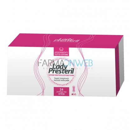 Lady Presteril Cotton Power Proteggislip Stesi 24 Pezzi