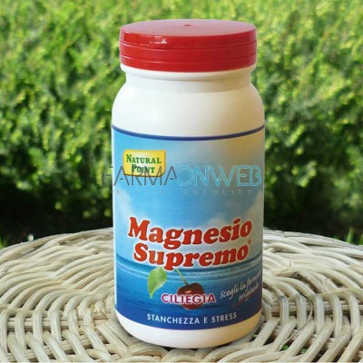 Natural Point Magnesio Supremo Integratore Gusto Ciliegia 150 g