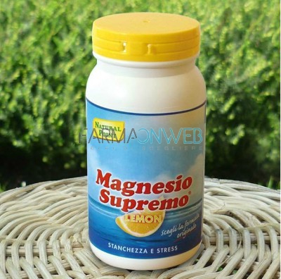 Natural Point Magnesio Supremo Integratore Gusto Limone 150 g