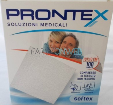 Safety Prontex Softex Garze in TNT 10x10cm 100 compresse