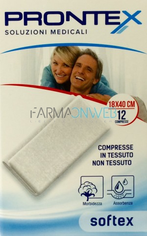 Safety Prontex Softex Garze in TNT 18x40cm 12 compresse