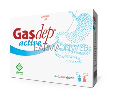 Erbozeta Gasdep Active Integratore Alimentare 6+12 buste