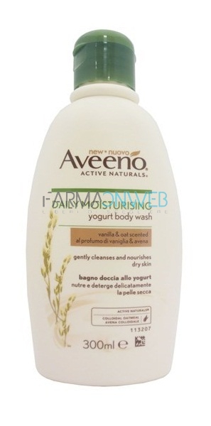 Aveeno Bagno Doccia 300 ml Vaniglia/Avena