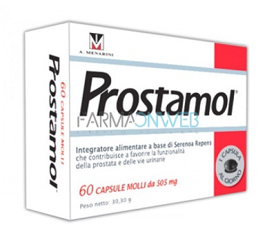 Menarini Prostamol Integratore Alimentare con Serenoa Repens 60 capsule molli