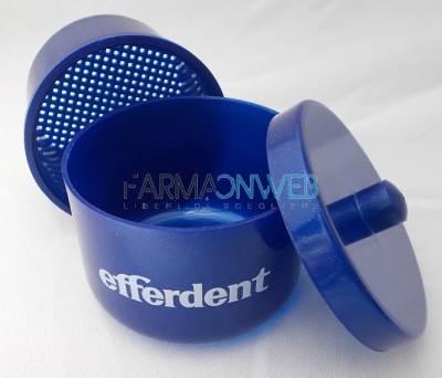 Efferdent Vaschetta Porta-Protesi con Filtro Mobile