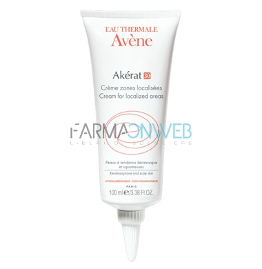 Avene Linea Akerat 30 Crema Idratante Zone Localizzate Pelli Sensibili 100 ml