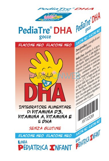 PediaTre DHA Gocce Integratore Alimentare 5 ml