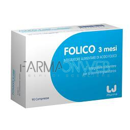 Folico 3 mesi Integratore Alimentare 90 compresse