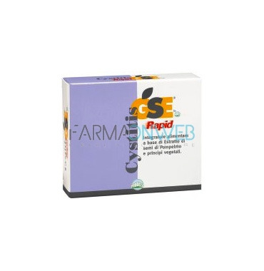 GSE Linea Intimo Cystitis Rapid Riequilibrante Integratore 30 Compresse