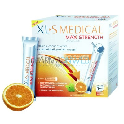 XLS Medical Max Strength Integratore Alimentare 60 Stick orosolubili