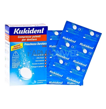 Kukident Cleanser Fresh 54 Compresse Pulenti per Dentiere
