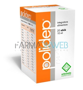 Erbozeta Polidep Integratore Alimentare 20 stick 10 ml
