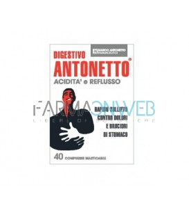 Digestivo Antonetto Acidit e Reflusso 40 compresse