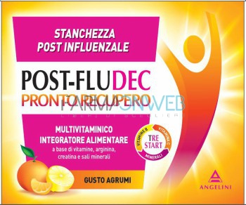 Angelini Postfludec Pronto Recupero Integratore Alimentare 12 buste
