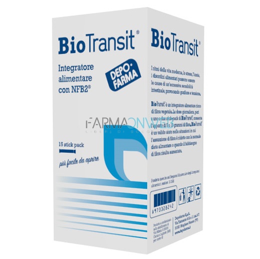 Depofarma BioTransit Integratore Alimentare 15 stick