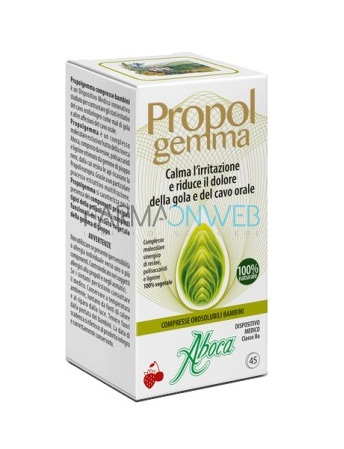 Aboca Naturaterapia Propolgemma 45 Compresse Orosolubili Bambini