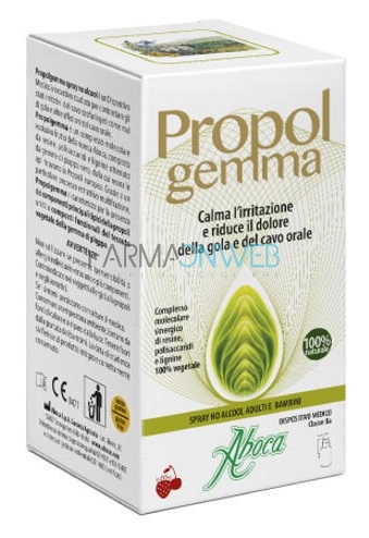 Aboca Naturaterapia Propolgemma Spray No Alcool Bambini e Adulti 30 ml