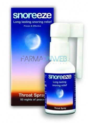 Snoreeze Spray Gola Contro il Russamento 23,5 ml