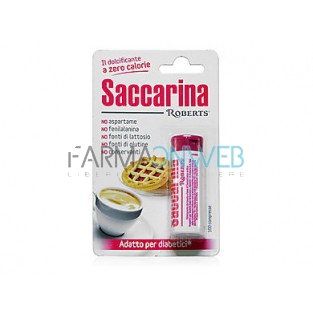 Roberts Saccarina Dolcificante per Diabetici 100 compresse 30 mg