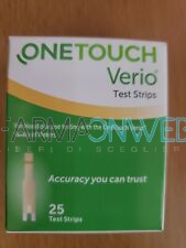 LifeScan OneTouch Linea Controllo Glicemia Verio 25 Strisce Reattive