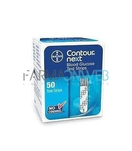 Bayer Diabete Linea Controllo Glicemia Contour Next 50 strisce