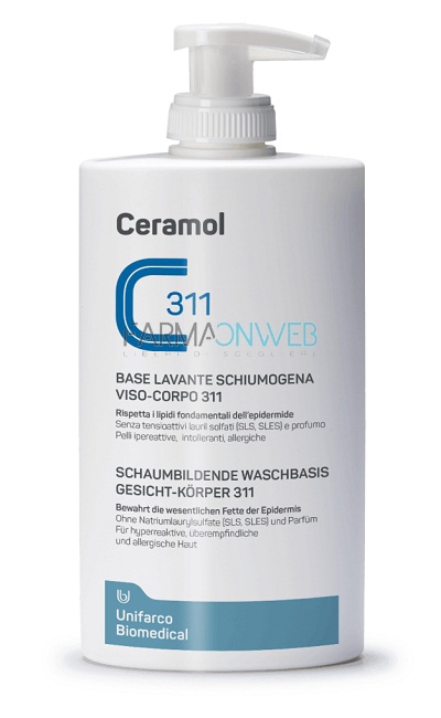Ceramol 311 Base Lavante Schiumogena Viso Corpo 400 ml