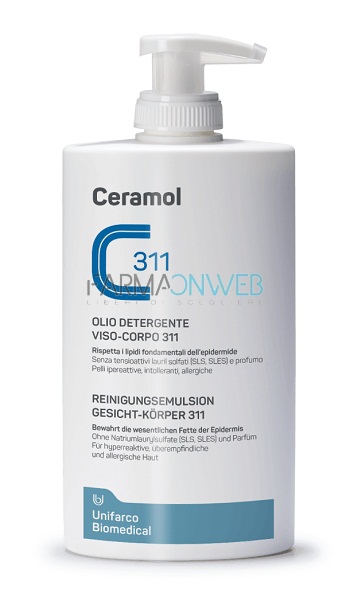Ceramol 311 Olio Detergente Viso Corpo 400 ml