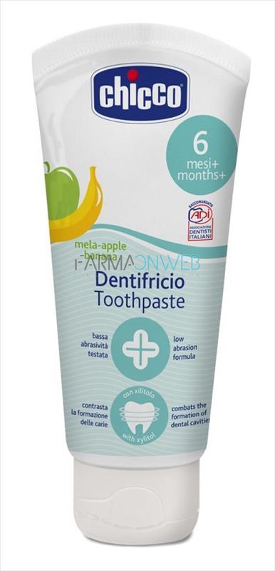 Chicco Dentifricio Gusto Mela-Banana 50 ml 6m+