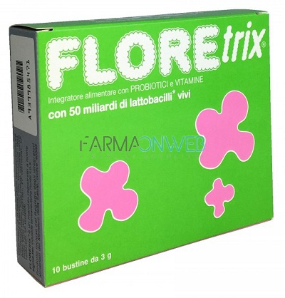 Proge Farm Floretrix Integratore Alimentare di Probiotici e Vitamine 10 buste