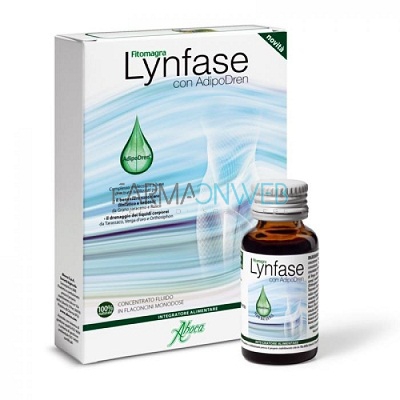 Aboca Lynfase Concentrato Fluido Integratore Alimentare 12 Flaconcini