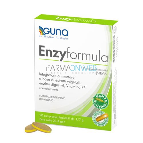 Guna EnzyFormula Integratore Alimentare 20 compresse