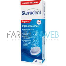 Steradent Triple Action Plus 60 compresse Pulenti
