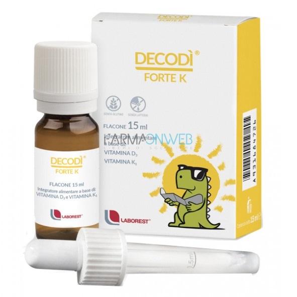 Decod K Forte Integratore Vitamina D e K Gocce 15 ml