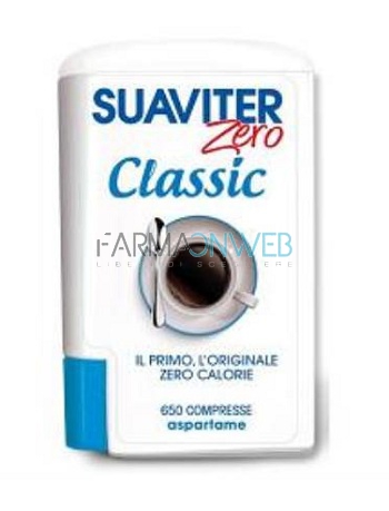 Suaviter Zero Classic Dolcificante a base di Aspartame 650 compresse