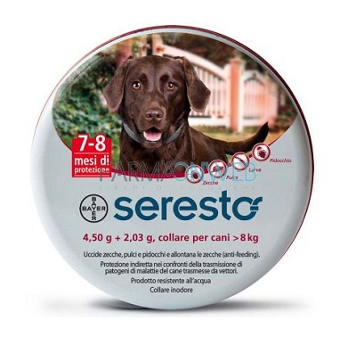 Bayer Seresto Collare Antiparassitario per Cani da