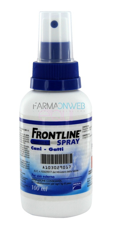 Frontline Spray Antiparassitario per Cani e Gatti 100 ml