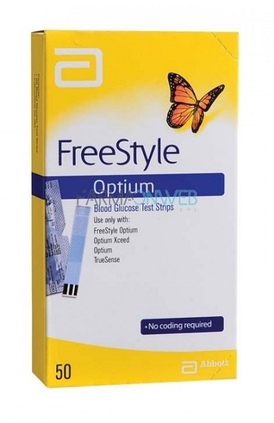 Abbott Diabetes Care Linea Controllo Glicemia Freestyle Optium 50 Strisce Reatt