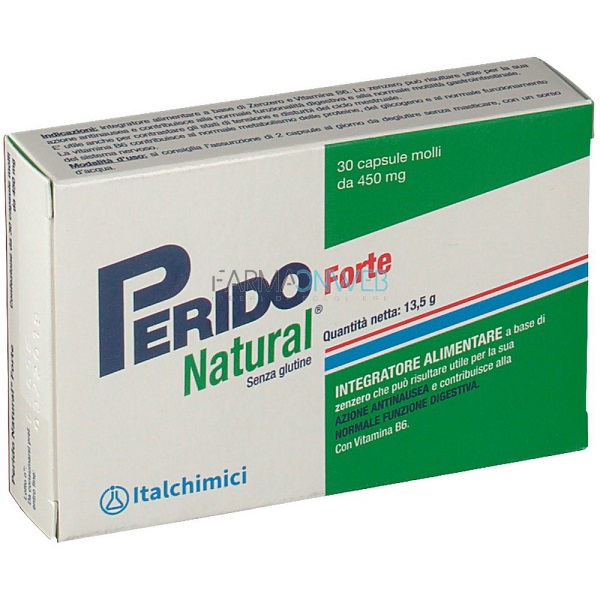 Perido Natural Forte Integratore Alimentare 30 Capsule Softgel