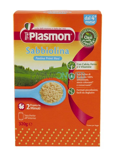 Plasmon Pastina Primi Mesi Sabbiolina 320 g