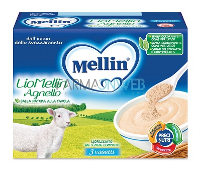 Mellin LioMellin Liofilizzato Agnello 3 x 10 g