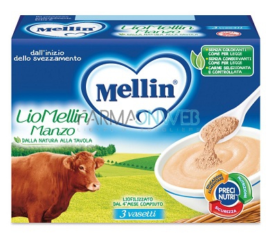Mellin LioMellin Liofilizzato Manzo 3 x 10 g