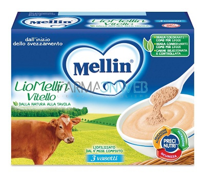 Mellin LioMellin Liofilizzato Vitello 3 x 10 g
