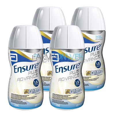 Abbott Ensure Plus Advance Vaniglia Integratore Alimentare Ipercalorico 4x220 ml